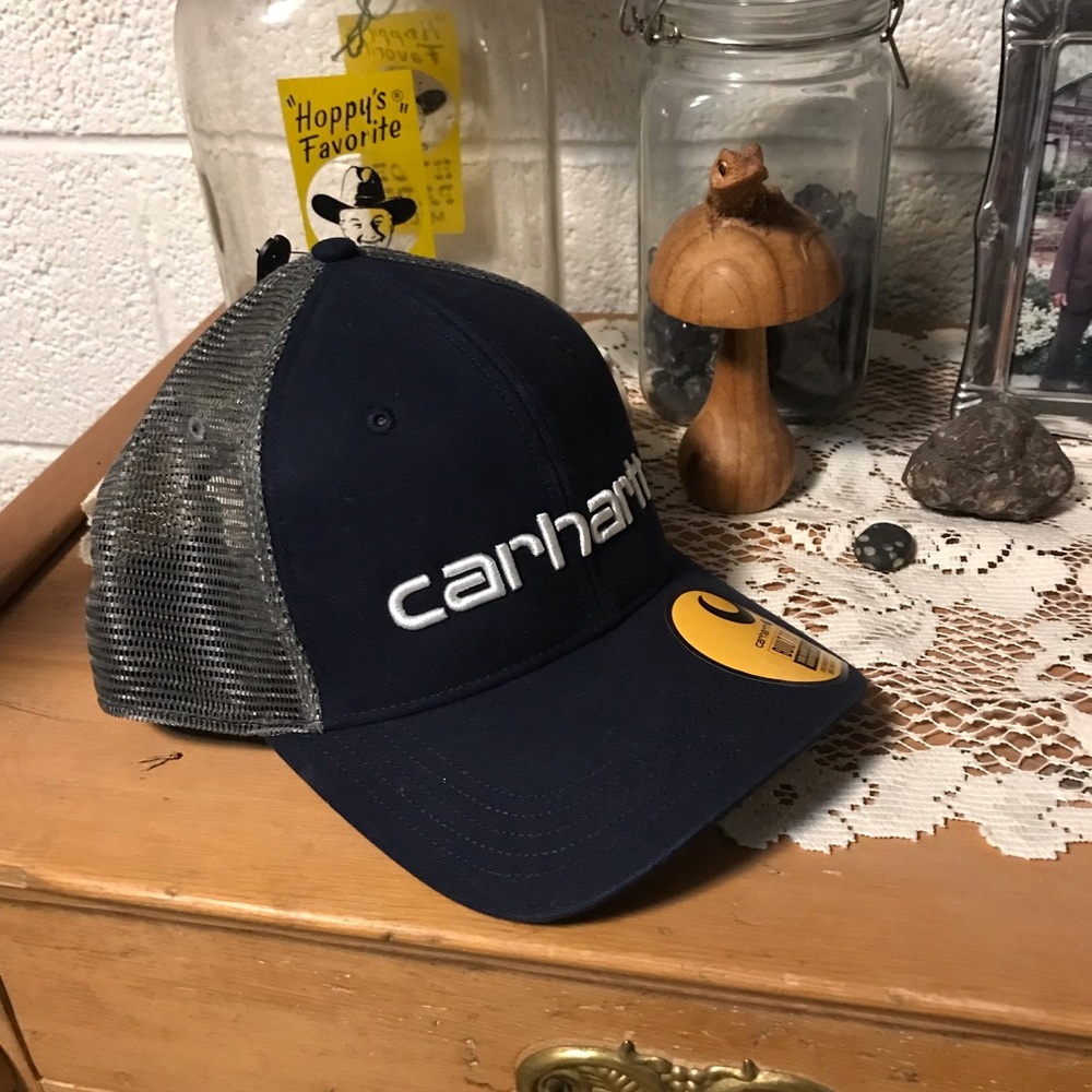 Carhartt Navy Blue Mesh Cap
